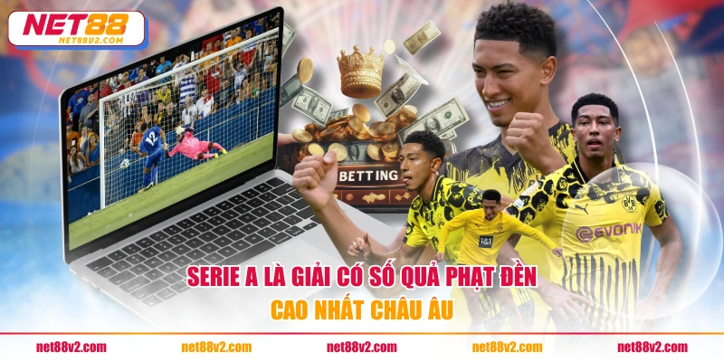 Serie A là giải có số quả phạt đền cao nhất châu Âu